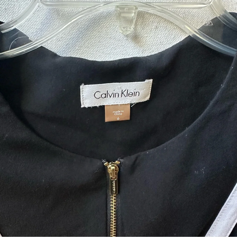 Calvin Klein Sheath Dress w/ Front Zipper - Picture 5 of 5